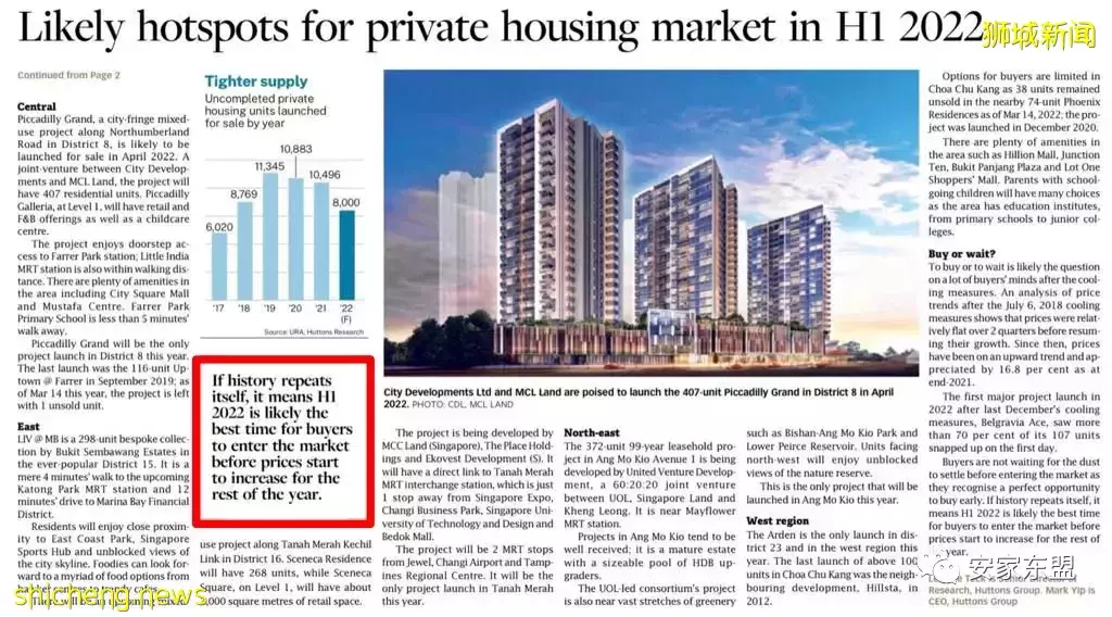 靠近花拉公园地铁站的Piccadilly Grand将于4月15开盘,407单位混合项目自住投资两相宜,户型图已出,欢迎来看看