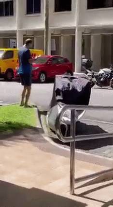 新加坡“无罩大叔”重拳打人!隔离期酒店半夜串门,两印度人坐牢