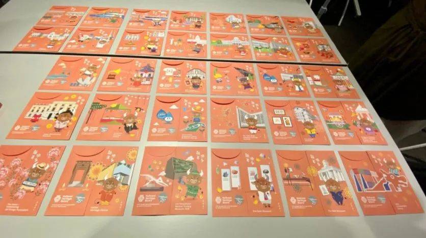 新加坡國家文物局推出32款牛年大吉紅包袋,如何領取看這裏