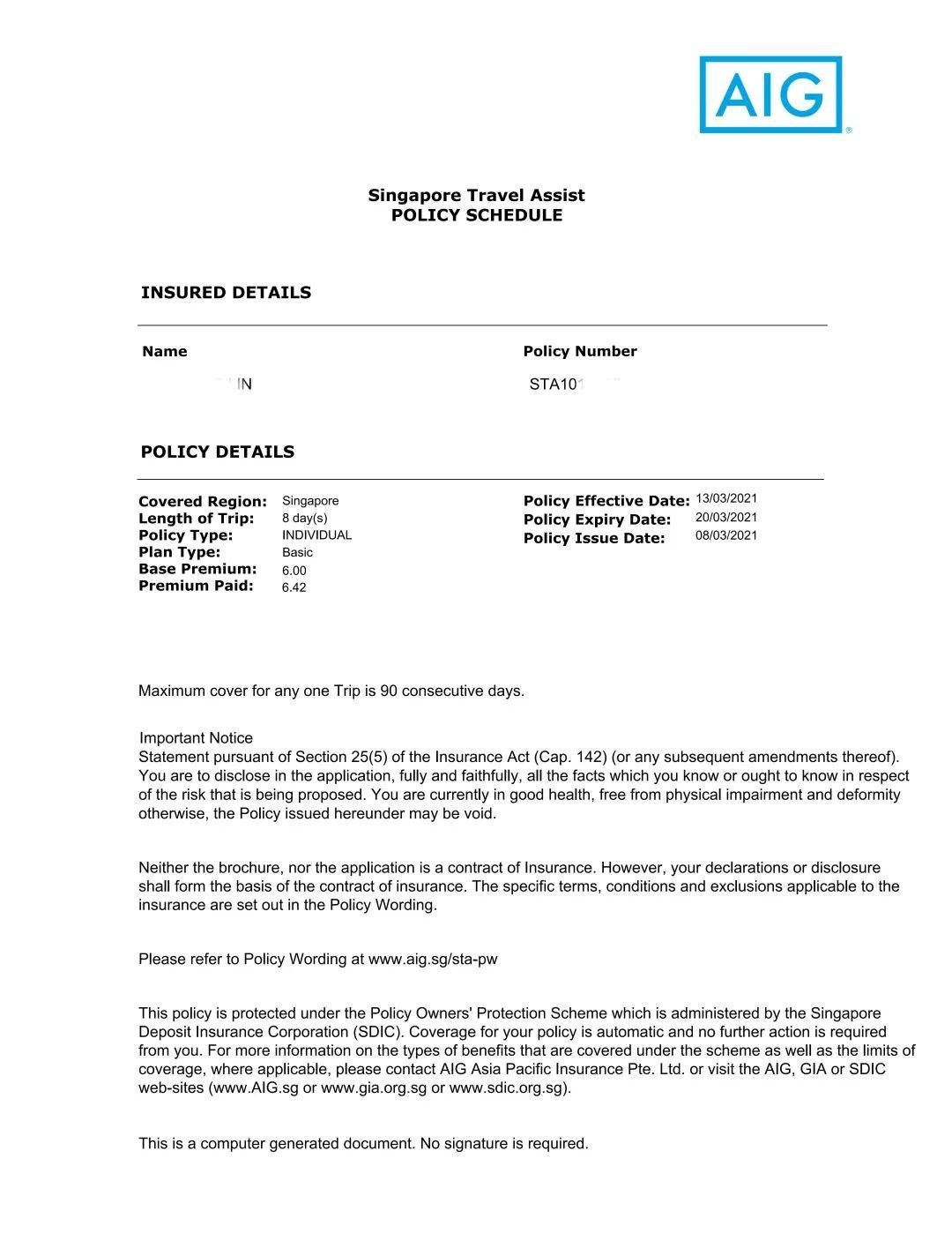 2021年新加坡最新入境温馨小贴士