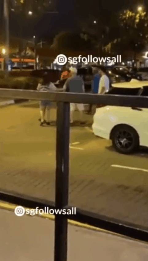 視頻曝光!新加坡年輕人深夜鬥毆,10男女烏節路拉拉扯扯