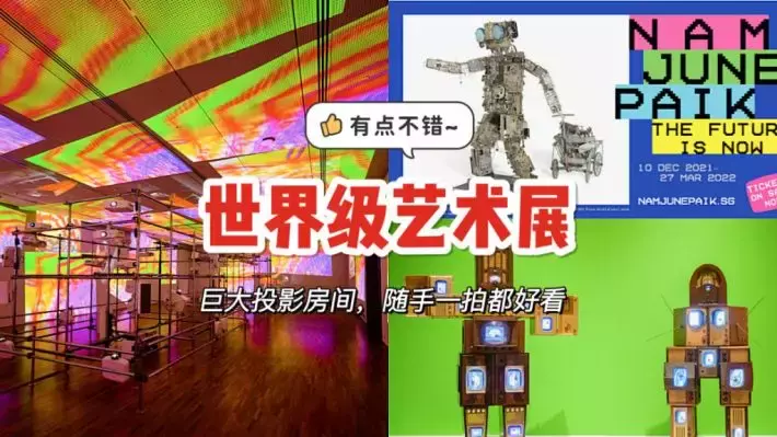 刷爆朋友圈的白南准世界巡展，最后一站就在新加坡！随手一拍都是大片