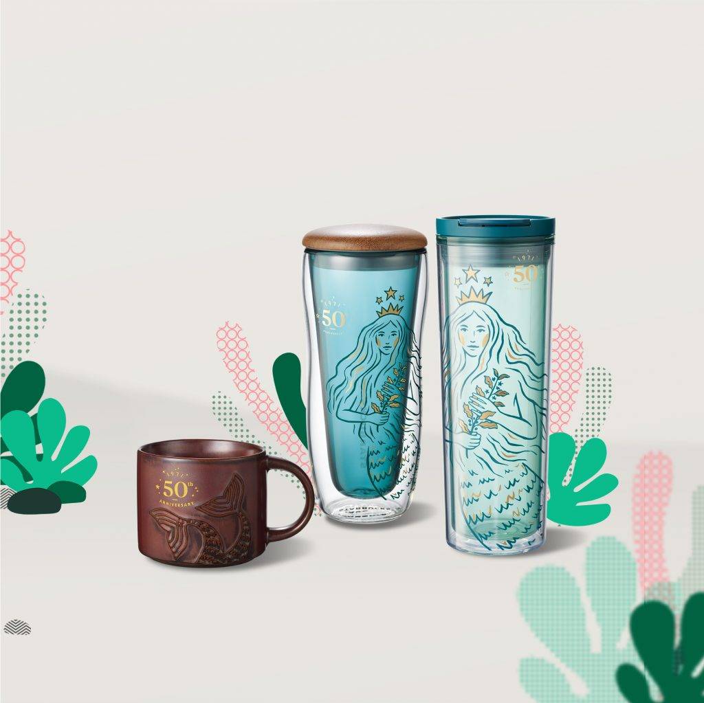Starbucks 50歲生日快樂🎉清新薄荷綠、手繪漫畫風,周年紀念商品3月10日起售賣🛒