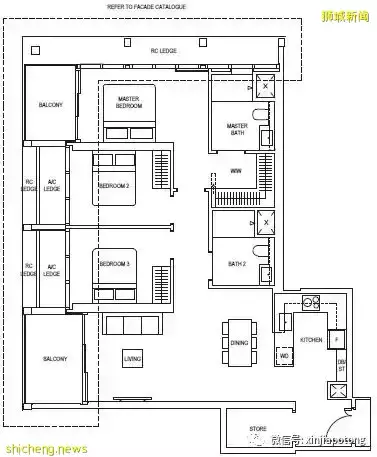 ​康甯河灣 新加坡河畔新地標，兩大著名發展商，背山靠水，風水佳，稀缺綜合項目