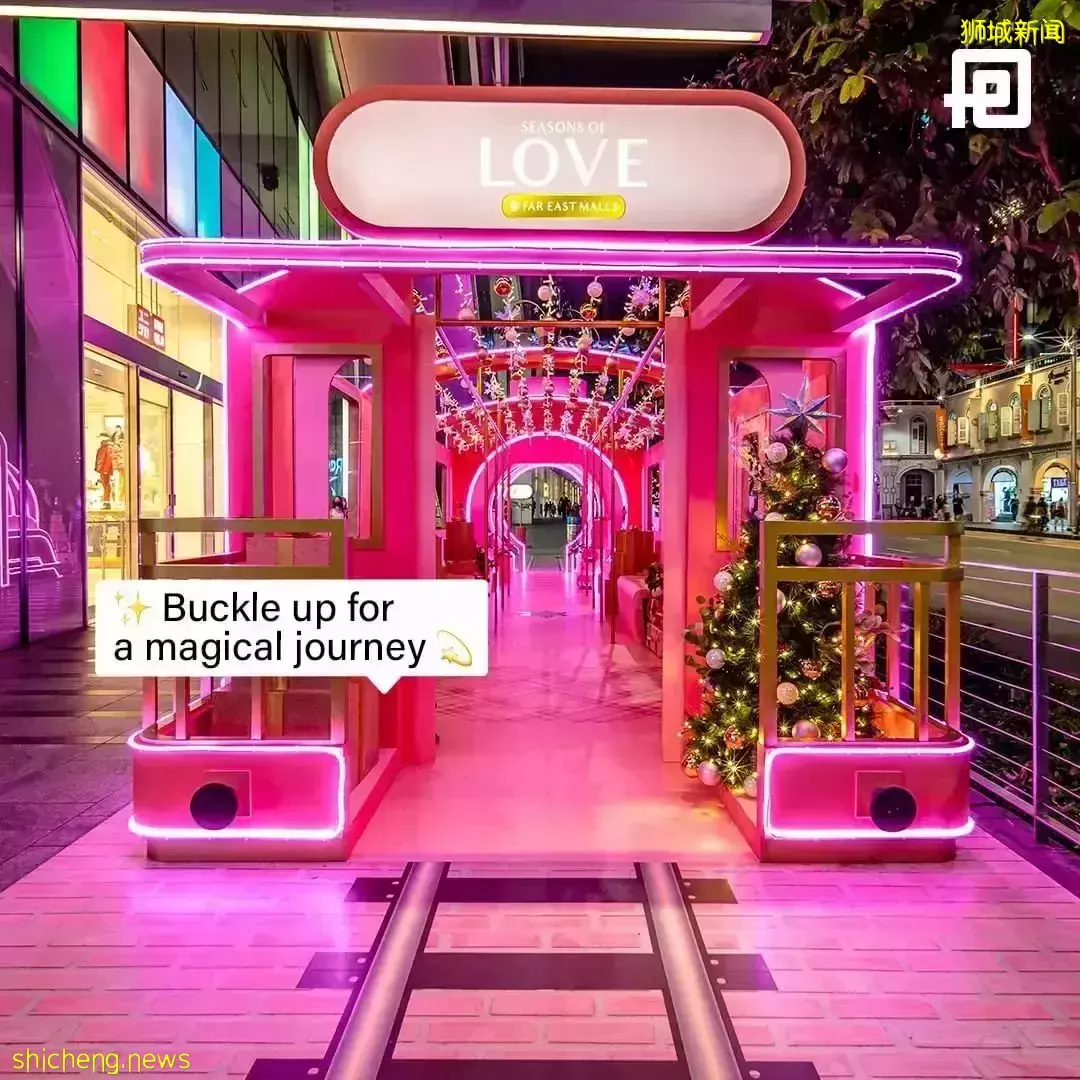 免费!乌节路网红新景点,粉红色火车来了