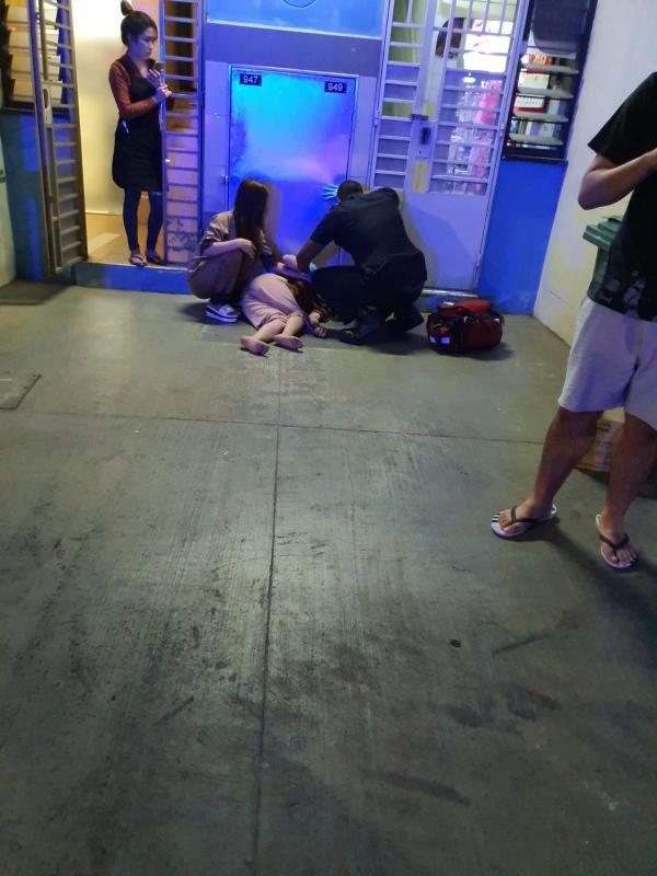 女无故坠楼 全因晾竹竿惹祸