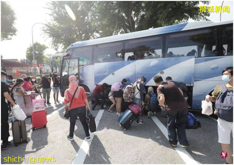 新马周期性通勤启动 首批返新工作马员工通关