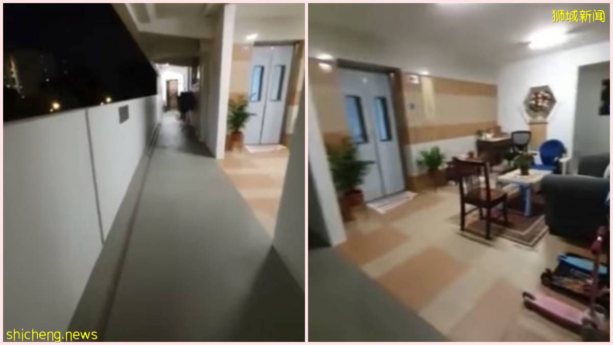 政府组屋电梯改装成自家”客厅“, 创意无极限