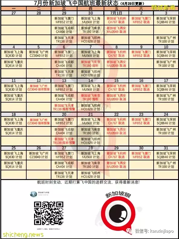 官宣！新加坡赴华行前ART检测取消；入境南京航班刚复航就熔断