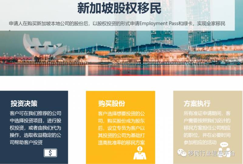 新加坡優勢及移民方式