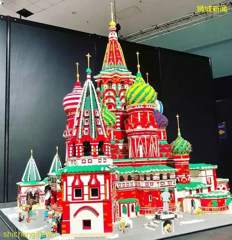 乐高世界城市巡回展抵达新加坡!展出世界著名建筑模型,耗时205天制作😱