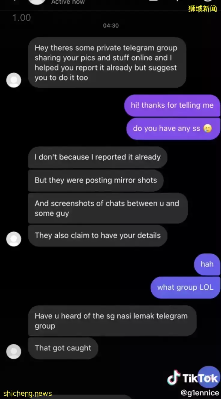 新加坡漂亮女生被盯上:“你的照片出现在色情群组!”