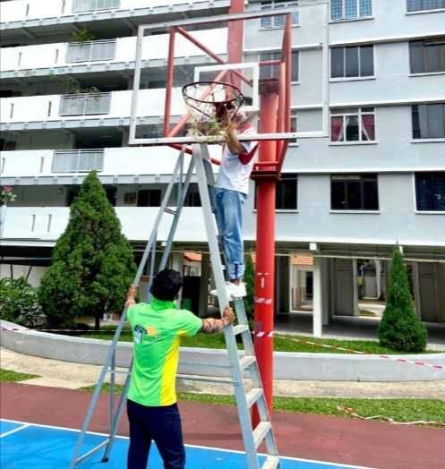 社区警惕是我们的第一道防线,我们要运动也要距离