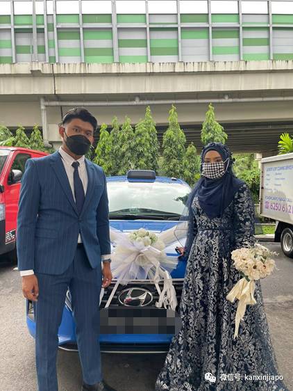 新加坡另类结婚花车，竟然是辆蓝色德士