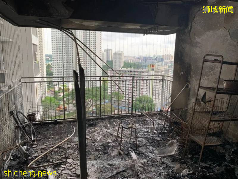 好嚇人!大巴窯一組屋火光沖天,燒成廢墟,300居民半夜撤離