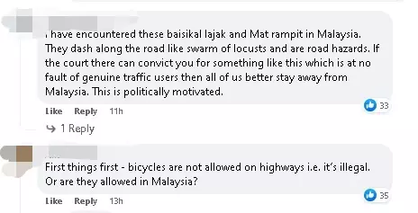 狮城人分享在马驾驶经历 “蚊型脚车摩托飚车党像蝗虫飞驰”