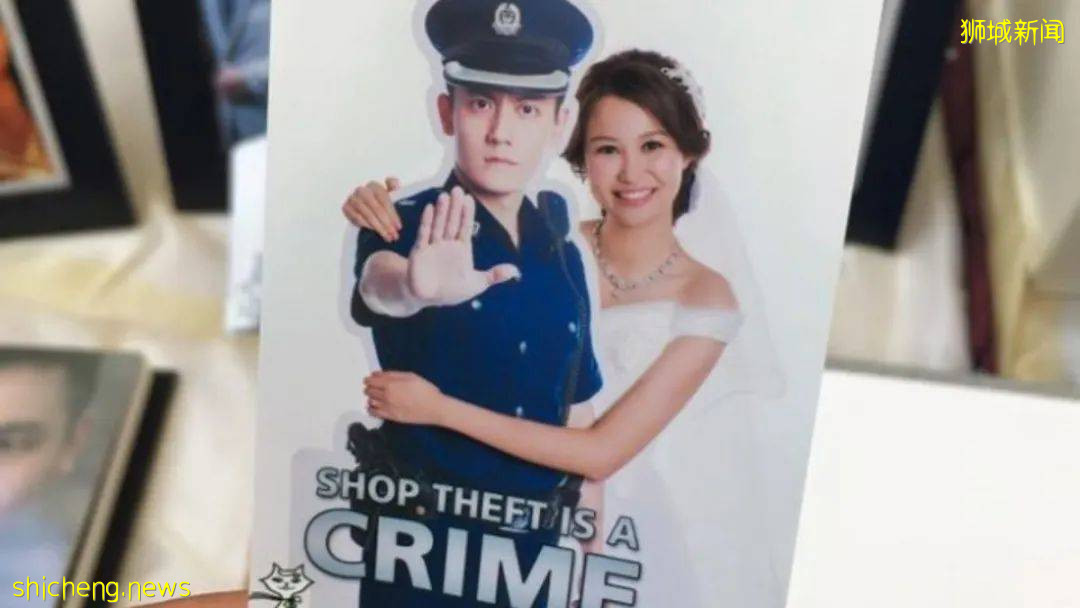 新加坡天天站超市門口的最帥警察，升官當局長了