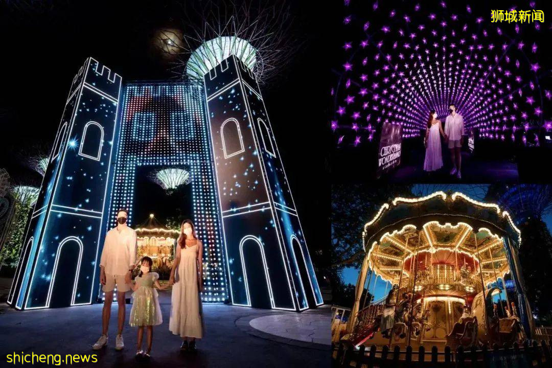 美輪美奂！新加坡聖誕仙境回歸，星光大道、熱帶雪、嘉年華