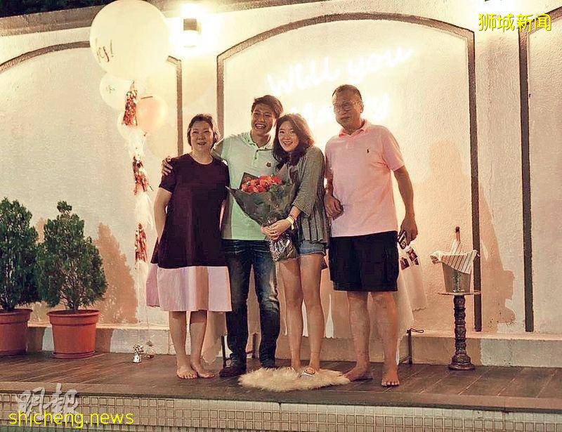 现场曝光!TVB老戏骨许绍雄女儿跟新加坡籍男生订婚了