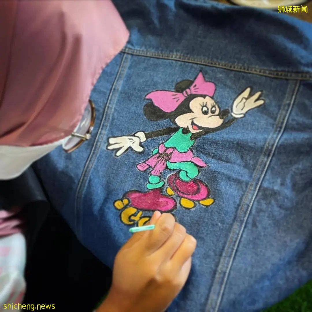 酷！新加坡也能DIY手绘牛仔亲子装啦！4岁以上小朋友就能上手