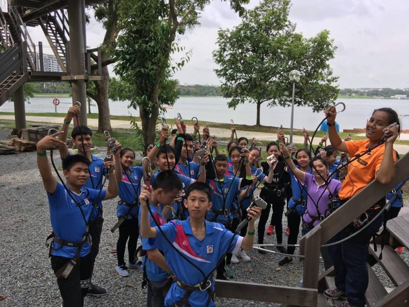 驚險刺激！挑戰人猿泰山一樣的飛躍、水面滑索等超好玩項目！就在Bedok蓄水池Forest Adventure