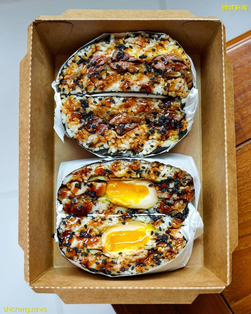 居家新发现!日式Onigirazu米饭卷、流心溏心蛋超诱人😍懒人早午餐首选、全岛外送中🛵