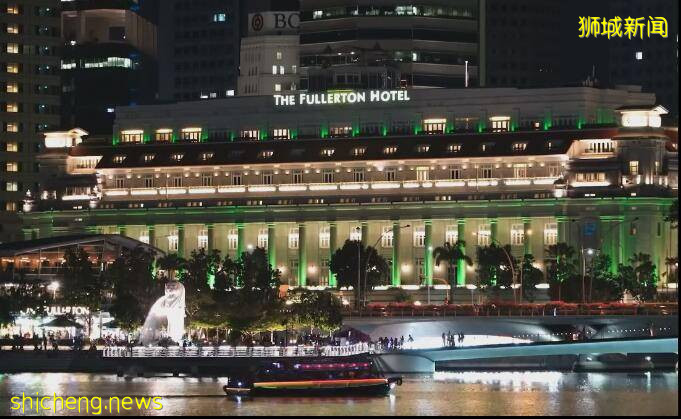 前晚26座地标点亮新加坡,充满希望!一点也看不到疫情的影子