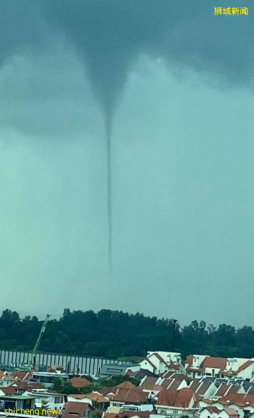 壮观!东海岸公园上演龙吸水