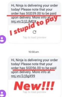 新加坡假包裹案越來越猖狂，大家一定要多加注意