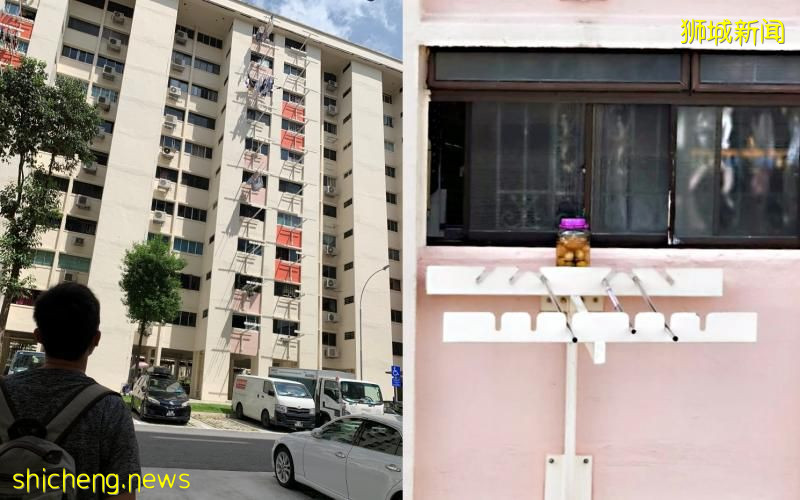 玻璃瓶放晒衣架引居民担忧 高楼住户：不会再犯