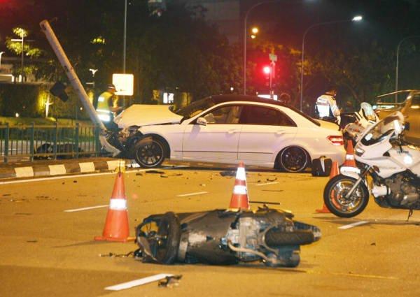 马劳送餐被马赛地撞死 妻漏夜越堤与夫永别