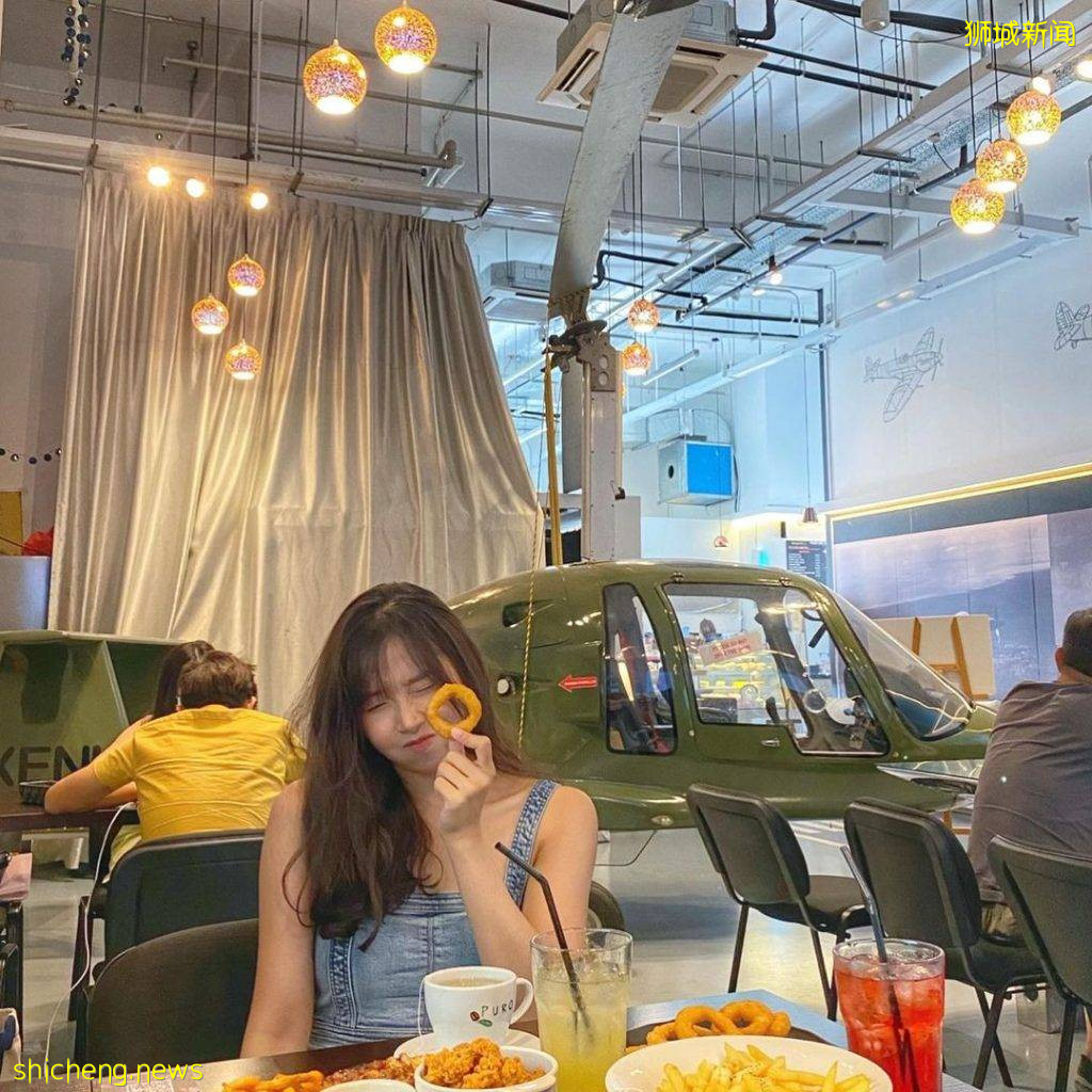 飞机主题咖啡厅Hangar66 Cafe✈️ 货真价实小飞机、旷阔机舱用餐区!周末探店打卡吧✨