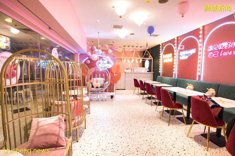 新开张的粉色系甜品屋🎀 Sweetish Dessert超过60种冷热甜品!国外爆火奶茶火锅这里也有🤤