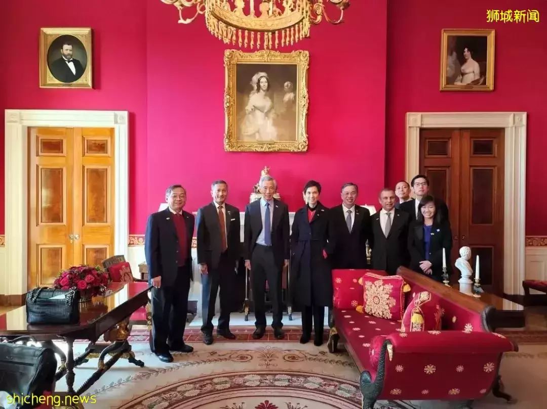 新加坡总理李显龙出访美国!打卡樱花树、白宫、还聊了这些