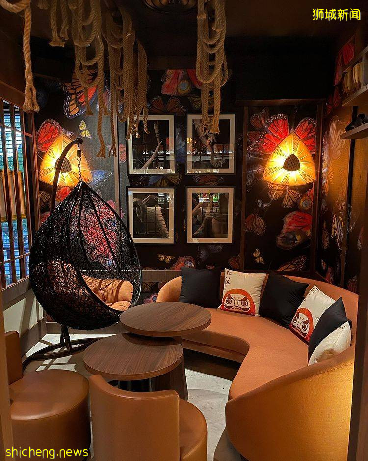 Zouk新開地下酒吧“Here Kitty Kitty”！紅燈籠+秋楓葉+金蝴蝶、瞬間穿越到50年代的日本🍸