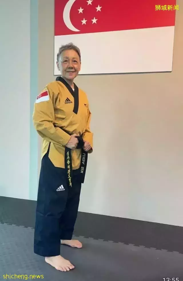 68岁新加坡修女四战跆拳道世锦赛 1979年成修女前就曾获全国赛铜牌