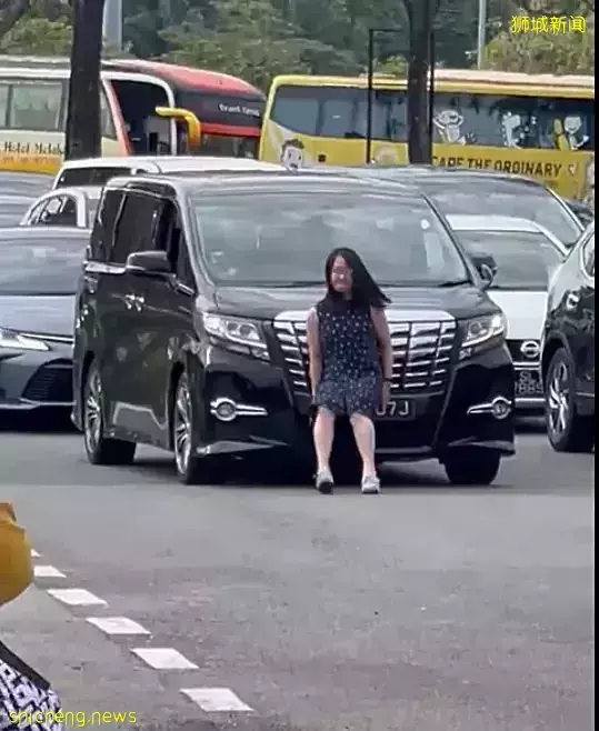新馬關卡用肉身擋車徒手拆車牌,涉案女子被馬警方逮捕後稱“我很好”