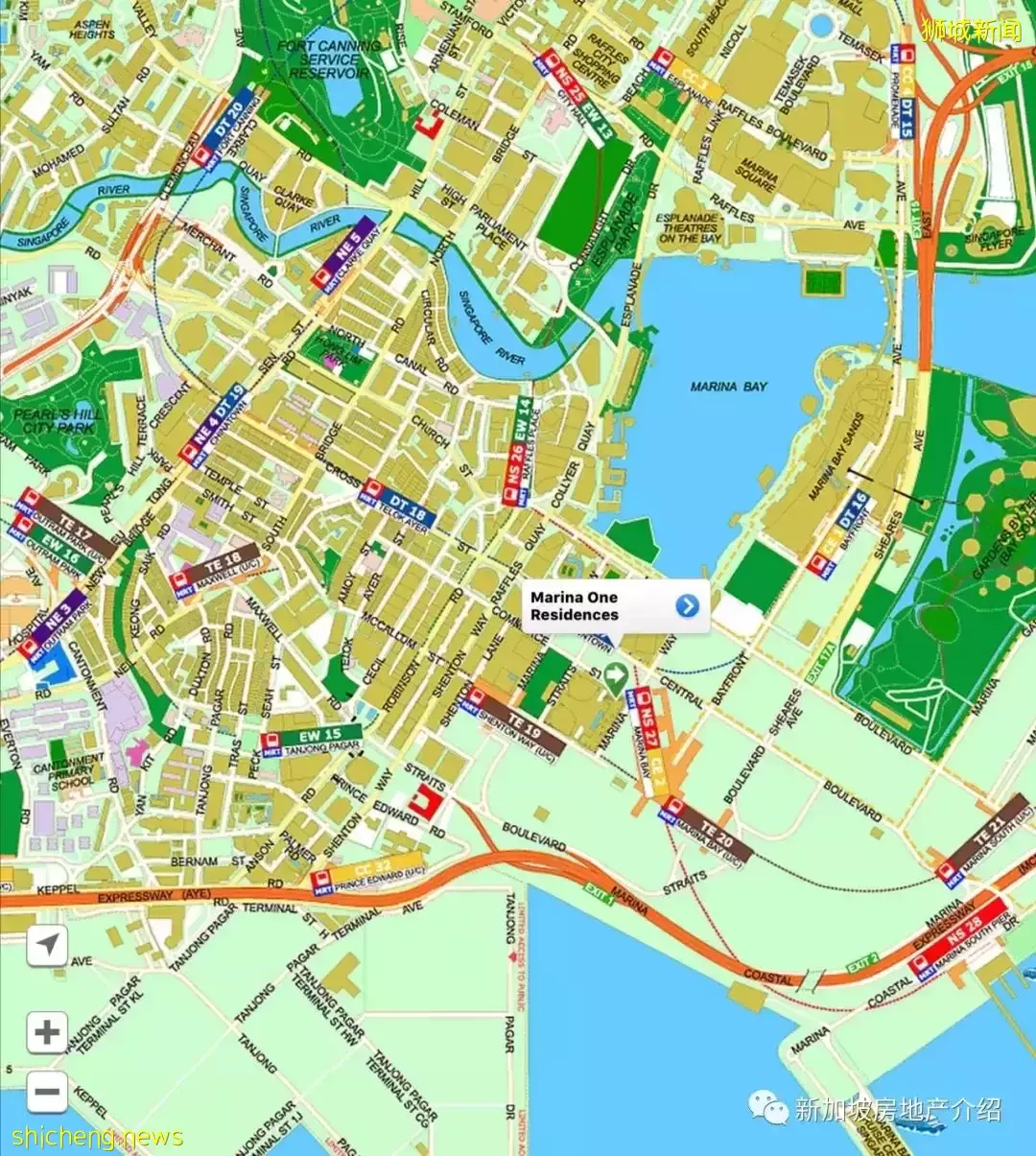 Marina One 濱海盛景豪苑(D01)，新加坡CBD的現房豪宅