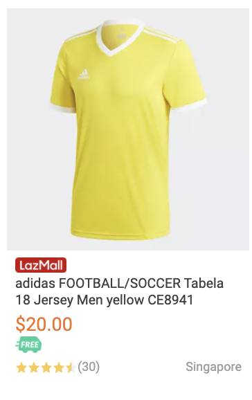 Adidas Lazada旗艦店閃促活動,全場5折+買3件額外75折!僅限3月27日一天