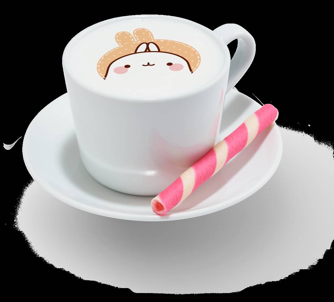 韩国可爱胖兔子Molang来新加坡啦!空降快闪咖啡厅简直萌翻了