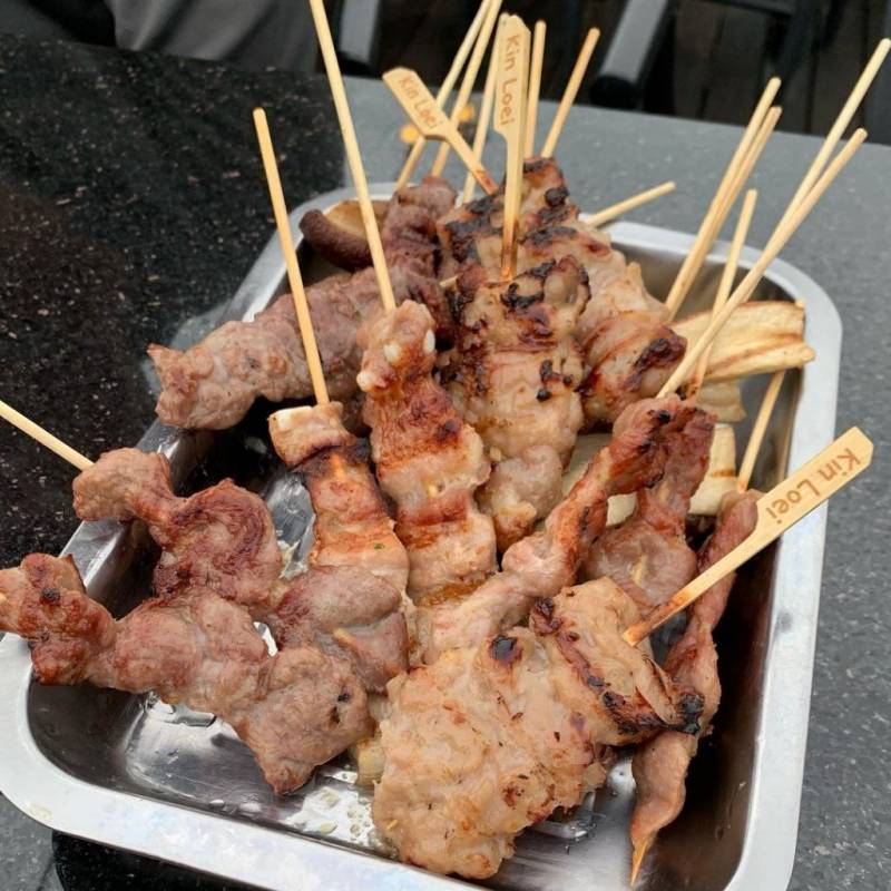 新加坡義順區露天酒吧🍻 Kamikaze Asian Tapas Bar 吹風喝酒吃燒烤，一串只要S$0.90