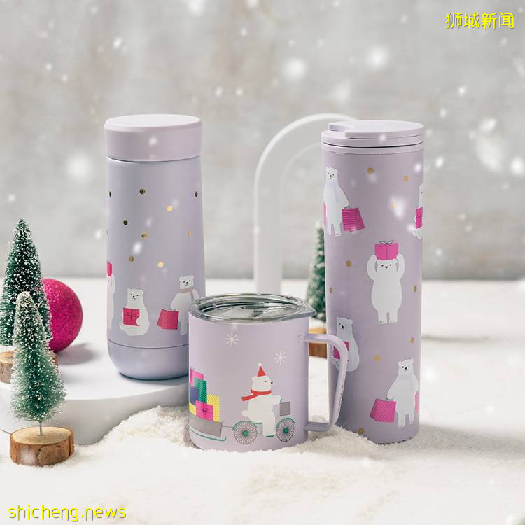 Starbucks冬季圣诞周边🎄全岛已上架!雪人+小熊+雪花+圣诞树造型、佳节氛围感十足❄