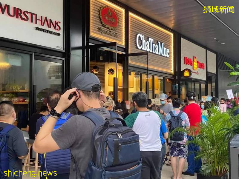 泰國網紅奶茶店登陸新加坡，排隊幾十米！堪比喜茶開業