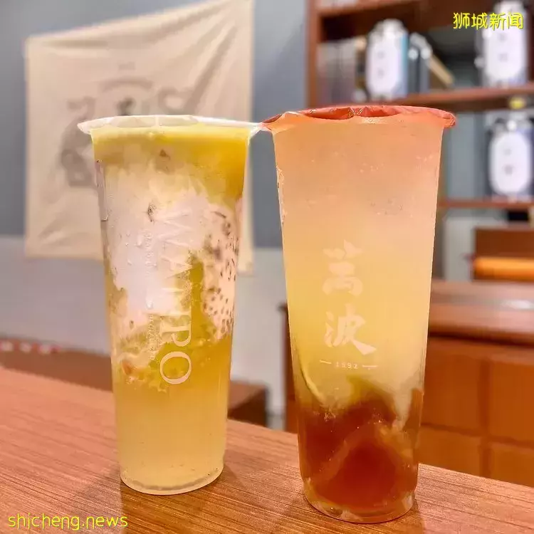 全新台湾奶茶店Wanpo Tea🧋“鸡蛋糕奶茶”独特口味轰炸坡岛😱黄澄澄挂壁很刺激食欲