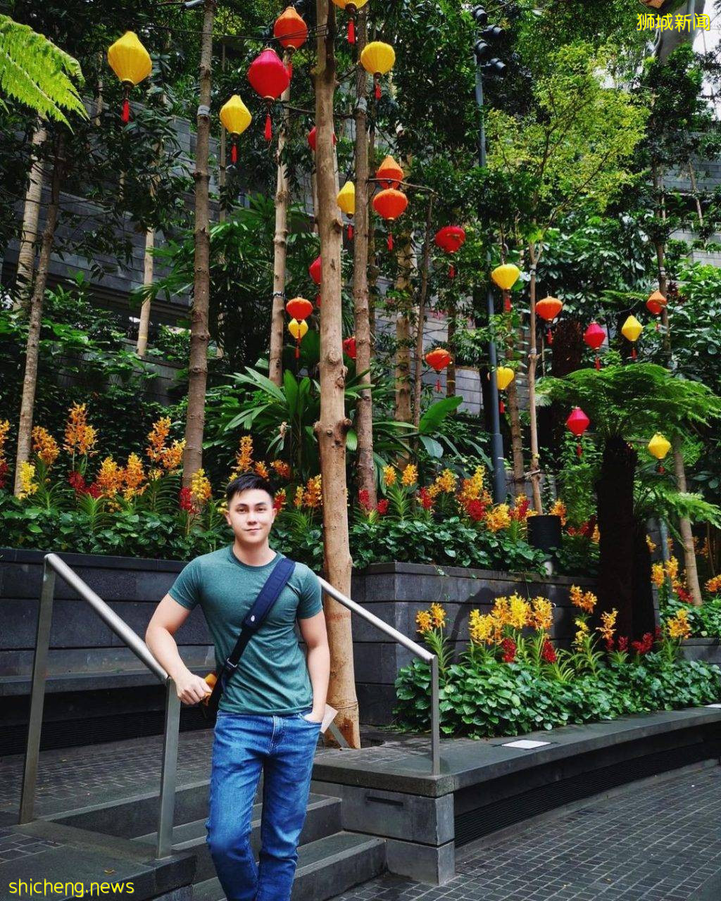 Jewel Changi機場園林挂上燈籠🏮一片流光溢彩、等你來打卡😍猜對燈籠數量可贏取禮券